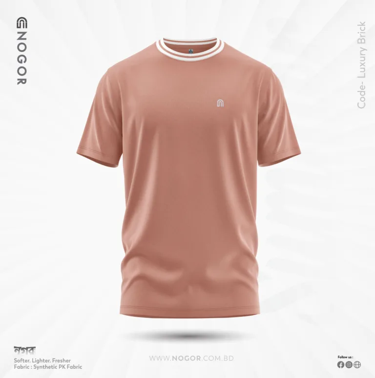 LUXURY SOLID HALF SLEEVE T-SHIRT BY NOGOR