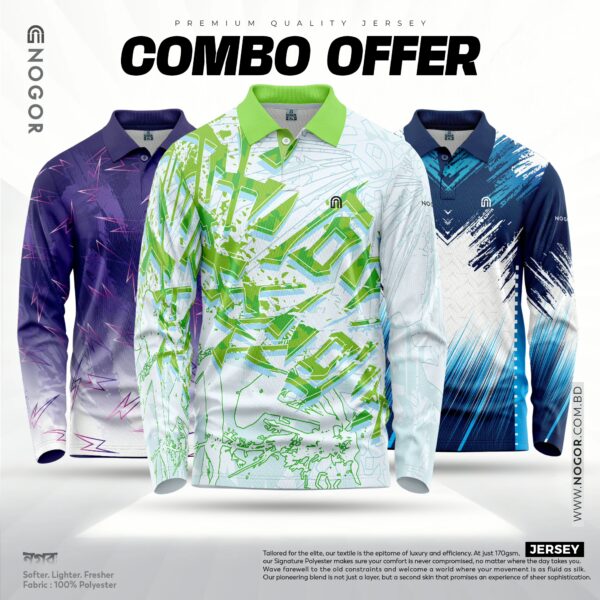 NOGOR Play Quality Full Sleeve Jersey Combo