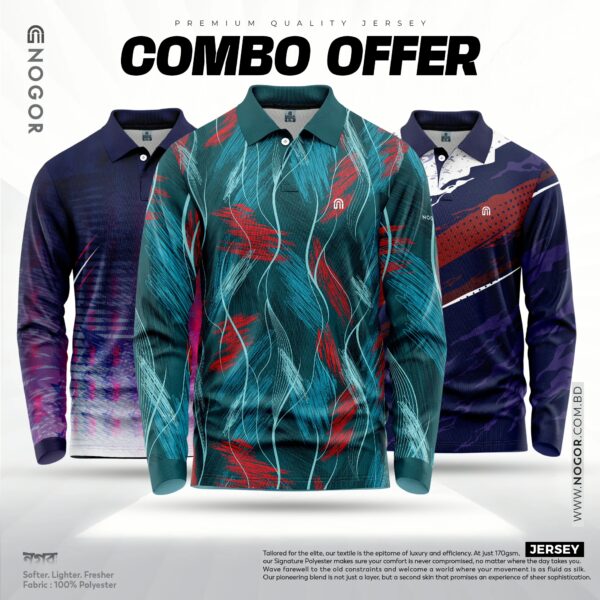 NOGOR Play Quality Full Sleeve Jersey Combo