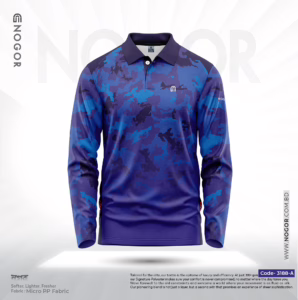 NOGOR Performance Full Sleeve Jersey – Aqua Camo – NFJ180G3188A