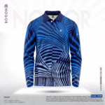 NOGOR Performance Full Sleeve Jersey – Blue Vortex – NFJ180G3208