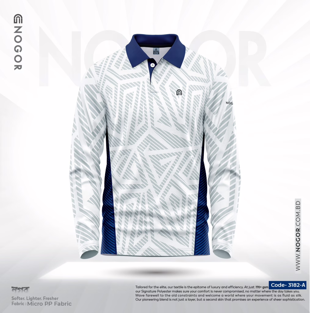 NOGOR Performance Full Sleeve Jersey – Geo Matrix – NFJ180G3182A