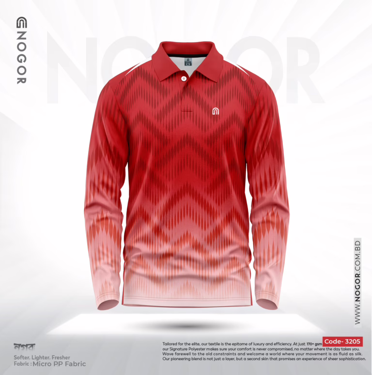 NOGOR Performance Full Sleeve Jersey – Heat Pulse – NFJ180G3205