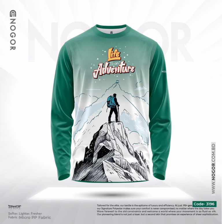 NOGOR Performance Full Sleeve Jersey – Life Is An Adventure – NFJ180G3196