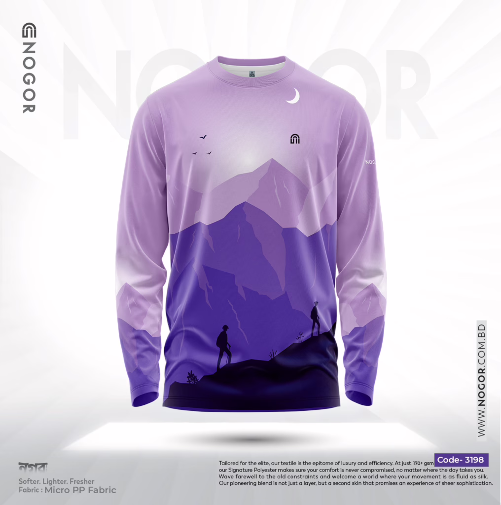 NOGOR Performance Full Sleeve Jersey – Luna Trail – NFJ180G3198