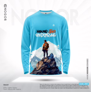 NOGOR Performance Full Sleeve Jersey – Never Stop Exploring – NFJ180G3197