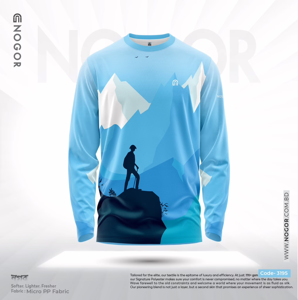 NOGOR Performance Full Sleeve Jersey – Peak Trail – NFJ180G3195