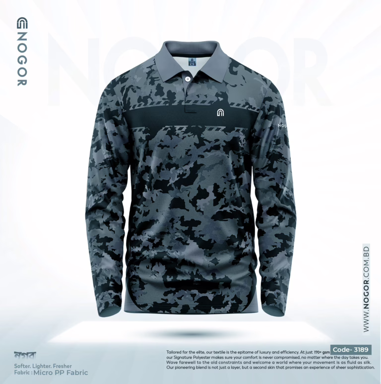 NOGOR Performance Full Sleeve Jersey – Urban Camo – NFJ180G3189 F