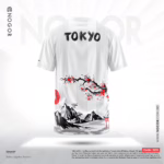 Men's Premium Sports Performance Active Wear T-shirt – Tokyo 3213 B