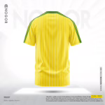 Brazil 2026 Terrace Icons Jersey – Yellow Retro Style Football T Shirt NOGOR Bangladesh B