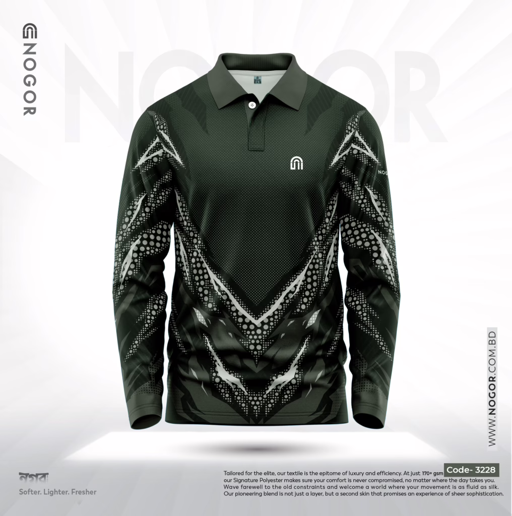 NOGOR Performance Full Sleeve Jersey – Forest Venom – NFJ180G3228