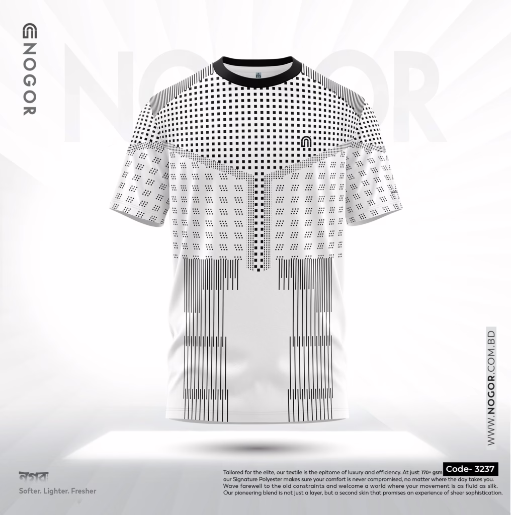 Men’s Premium Sports Performance Active Wear T shirt – Pixel 3237 F
