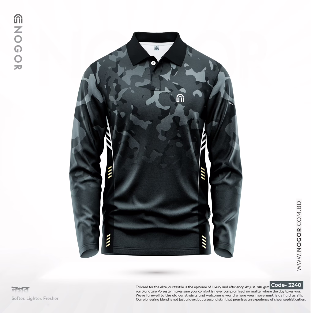 NOGOR Performance Full Sleeve Jersey – Dark Moss – NFJ180G3240 F