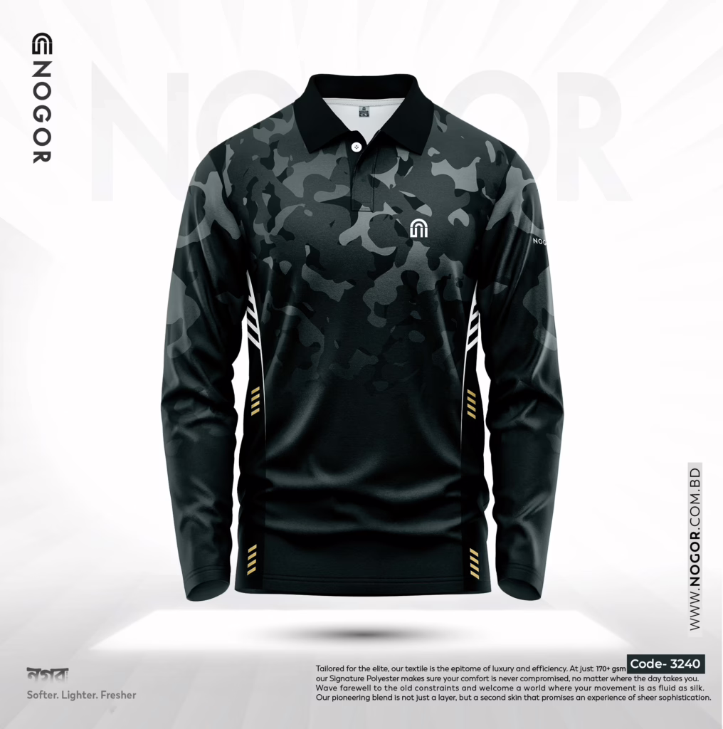 NOGOR Performance Full Sleeve Jersey – Dark Moss – NFJ180G3240 F
