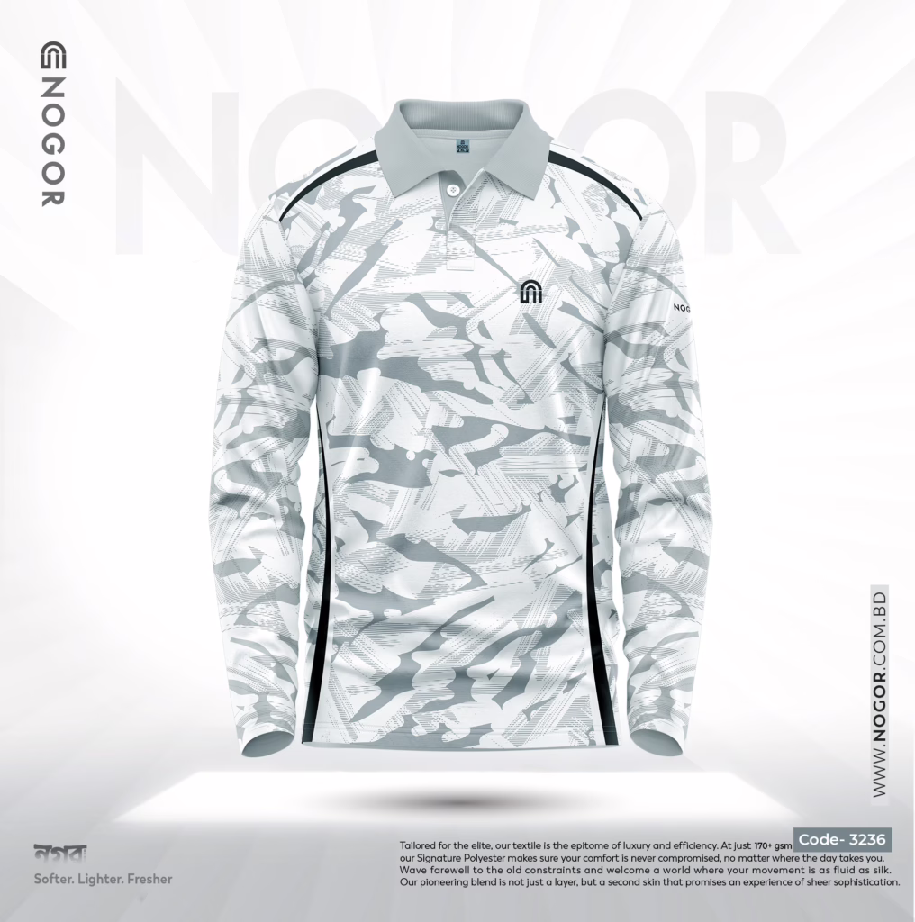 NOGOR Performance Full Sleeve Jersey – Shadow Drift – NFJ180G3236 F