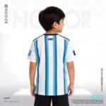 Argentina 2026 Away Kids Jersey Price in Bangladesh – Premium Mesh Fabric, 180 GSM, Full Sublimation Print NOGOR 3145 B