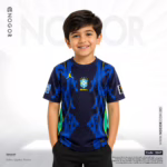 Brazil 2026 Away Kids Jersey Price in Bangladesh – Premium Mesh Fabric, 180 GSM, Full Sublimation Print NOGOR 3247 F