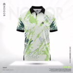 Men’s Premium Sports Performance Active Wear T-Shirt – Green Mirage 3272 F