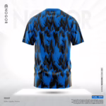 Men’s Premium Sports Performance Active Wear T Shirt – Blue Bolt 3279 B