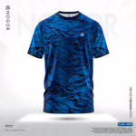 Men’s Premium Sports Performance Active Wear T-Shirt – Deep Wave 3278