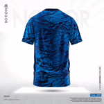 Men’s Premium Sports Performance Active Wear T Shirt – Deep Wave 3278 B