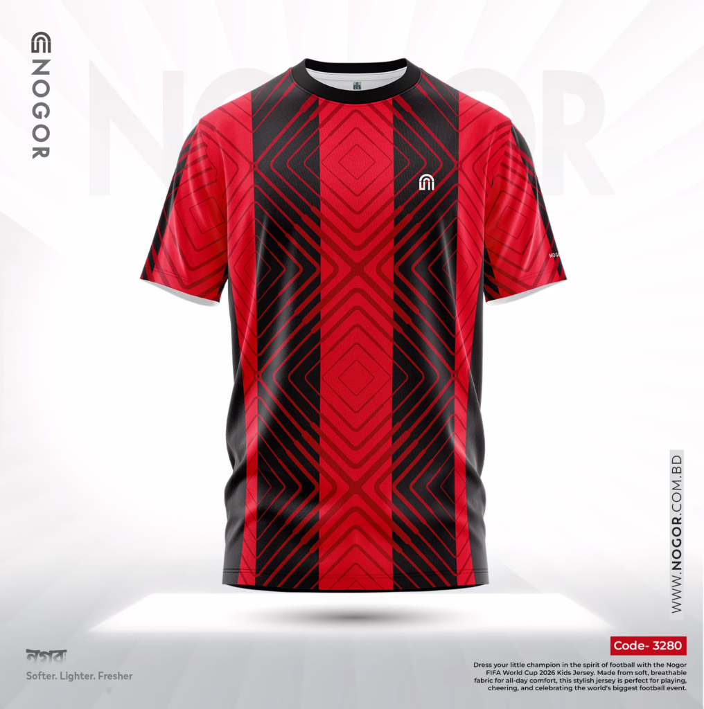 Men’s Premium Sports Performance Active Wear T-Shirt – Red Axis 3280 F