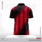 Men’s Premium Sports Performance Active Wear T Shirt – Red Storm 3277 B