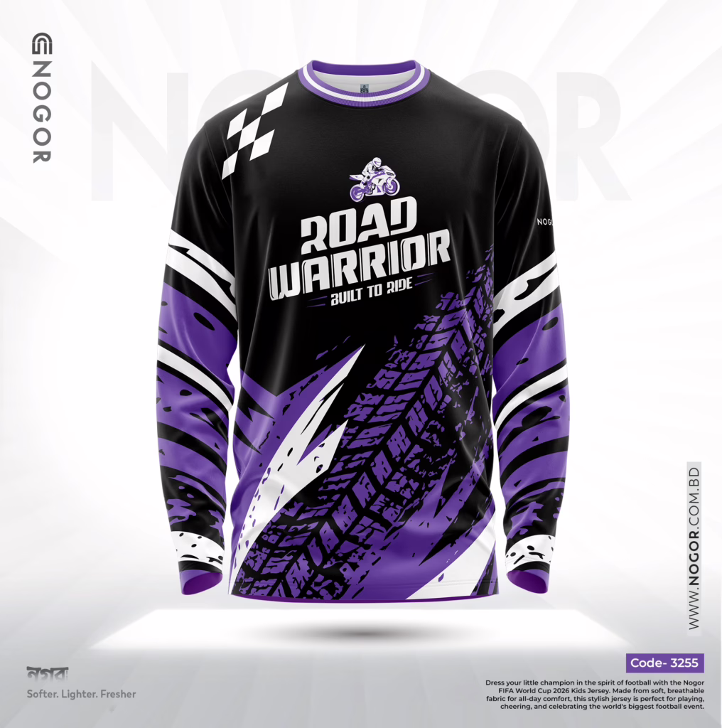 NOGOR Performance Full Sleeve Jersey – Road Warrior – NFJ180G3255 F